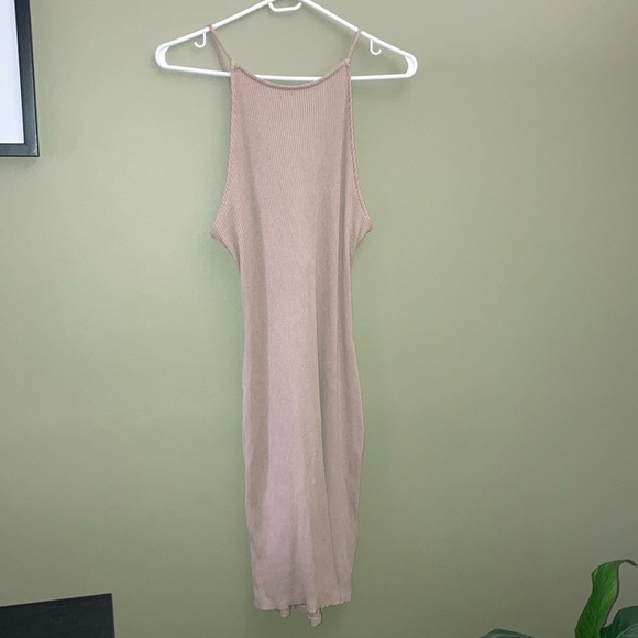 H&M Tan Halter Sheath Dress for Cocktail - Picture 1 of 11